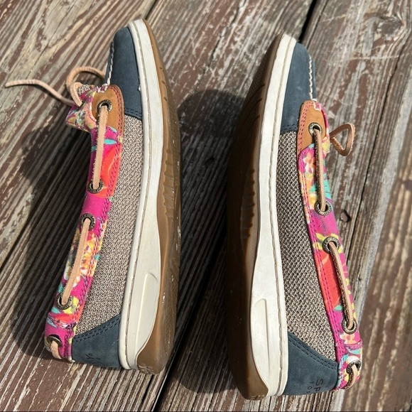SPERRY TOP-SIDER WOMEN’S ANGELFISH FLAMINGO BOAT SHOES SIZE 5.5 M - Picture 7 of 12